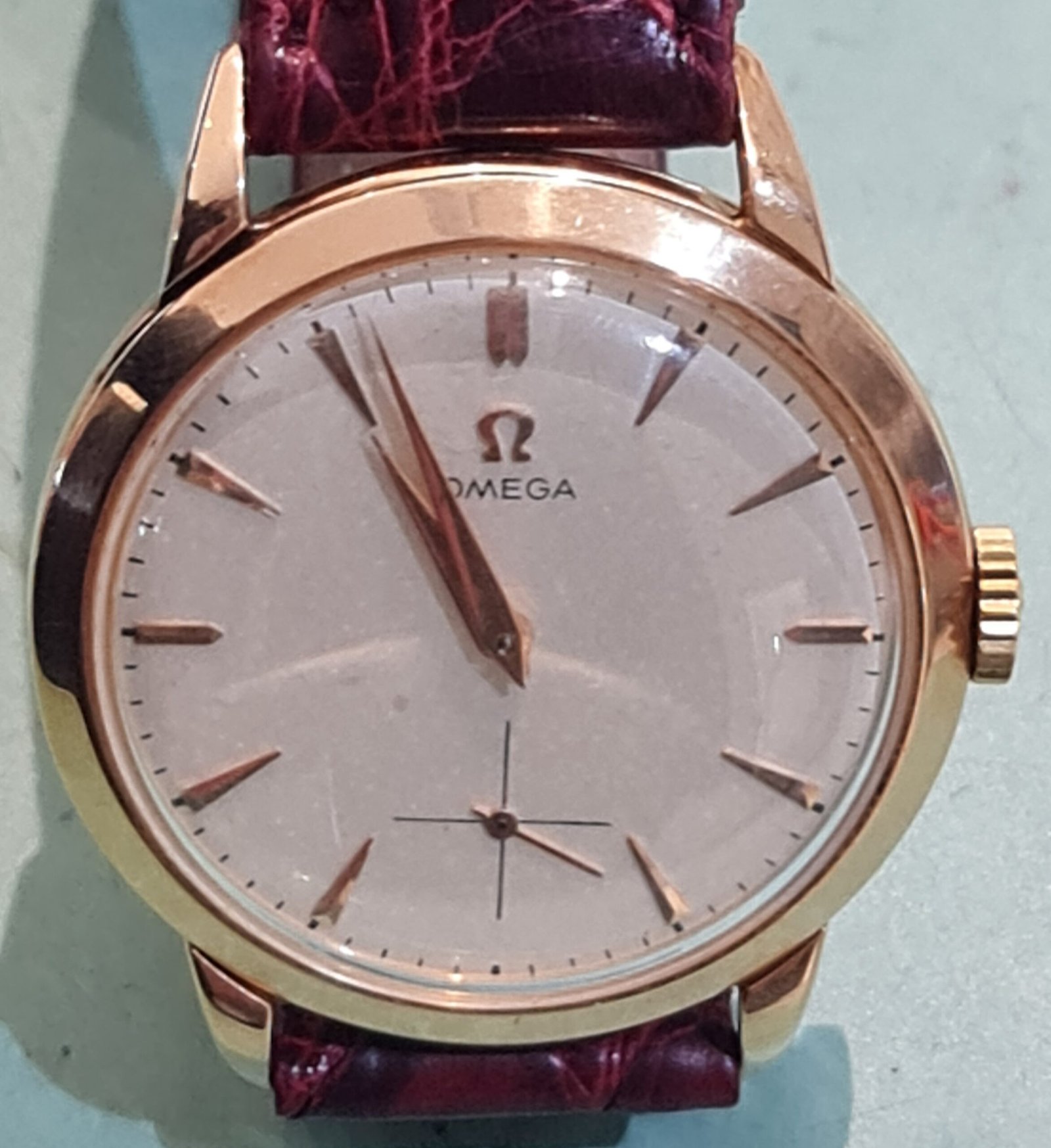 omega 18k goud polijsten