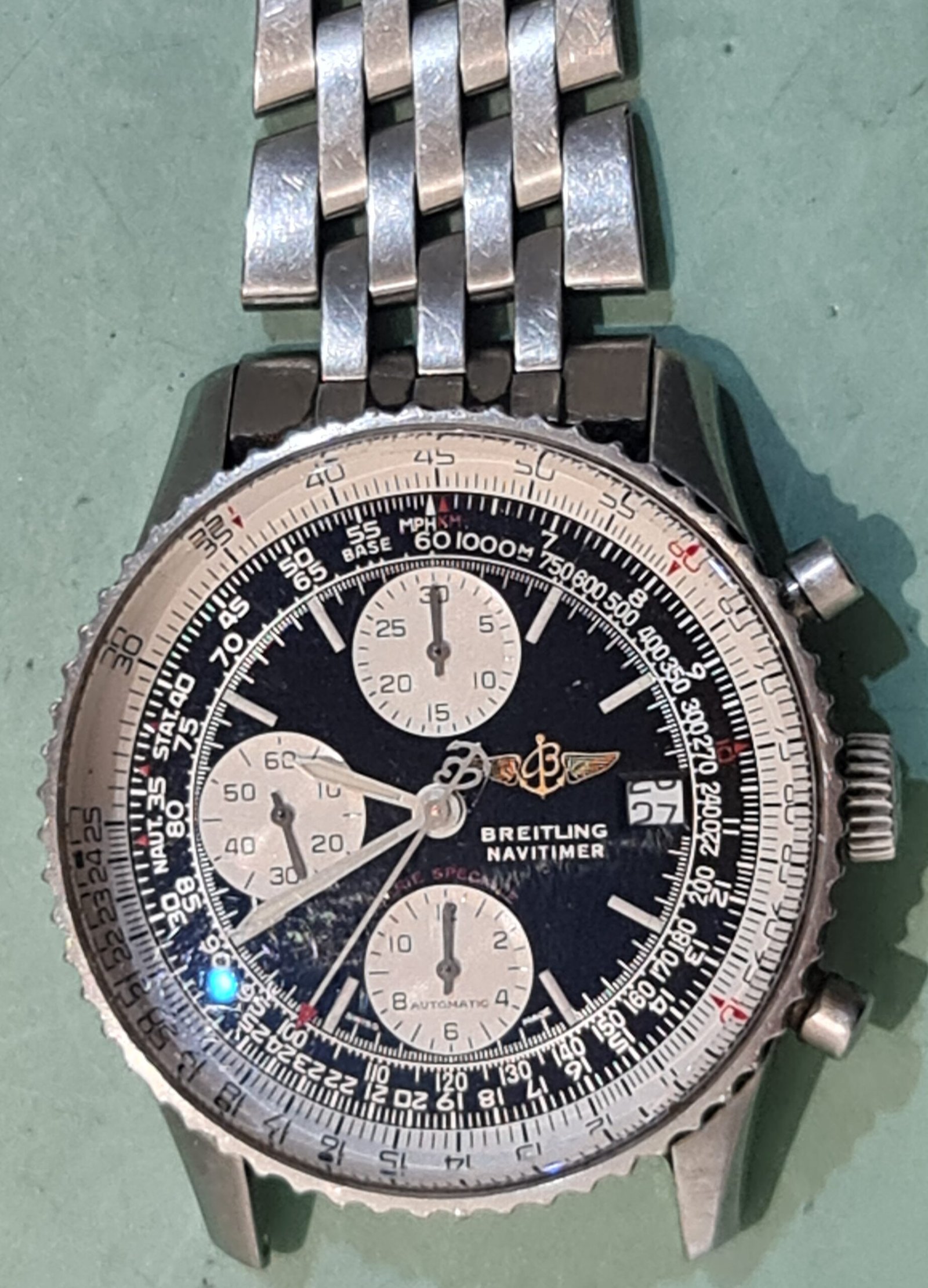 breitling navitimer uurwerk kapot
