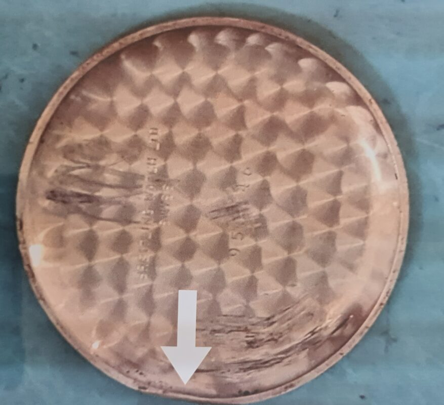 kast goud horloge polijsten