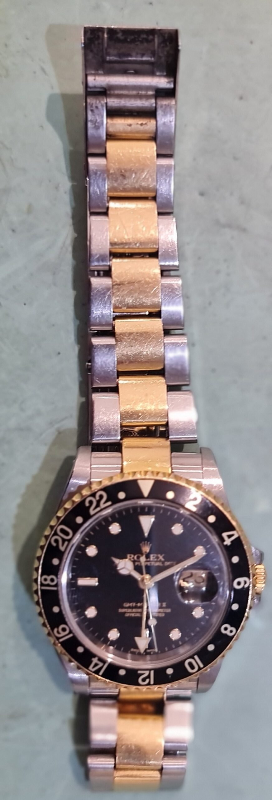 gmt rolex polijsten