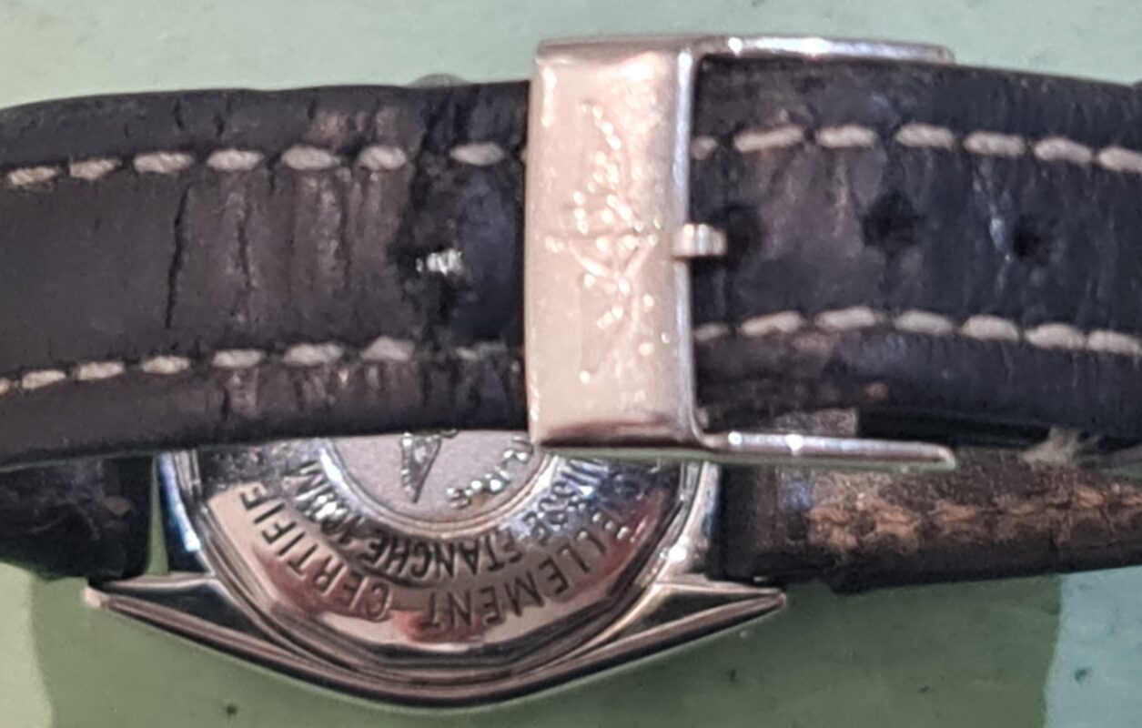 buckle breitling polijsten