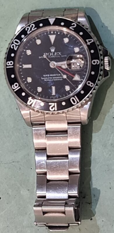 rolex gmt horloge repareren