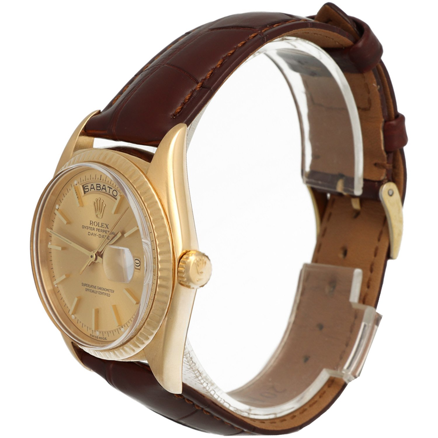 rolex president goud polijsten