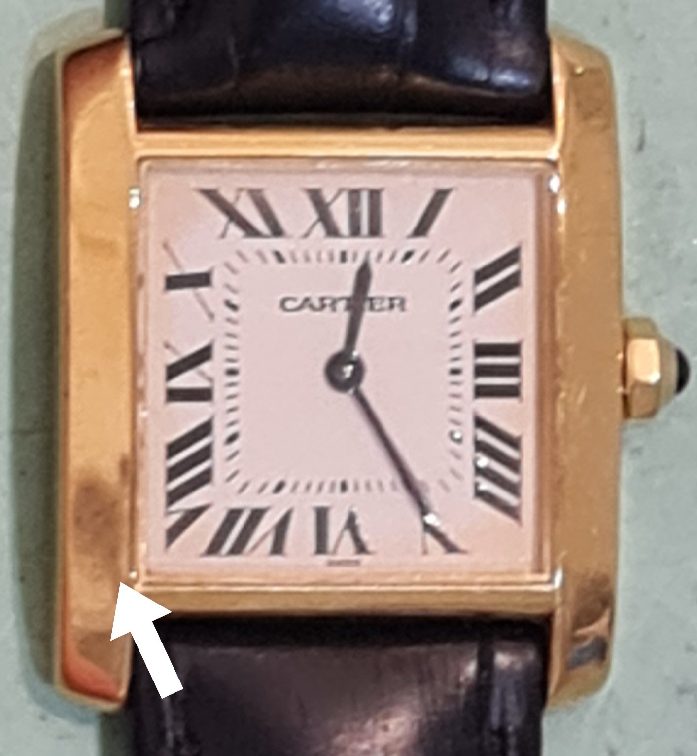 cartier tank francaise repareren