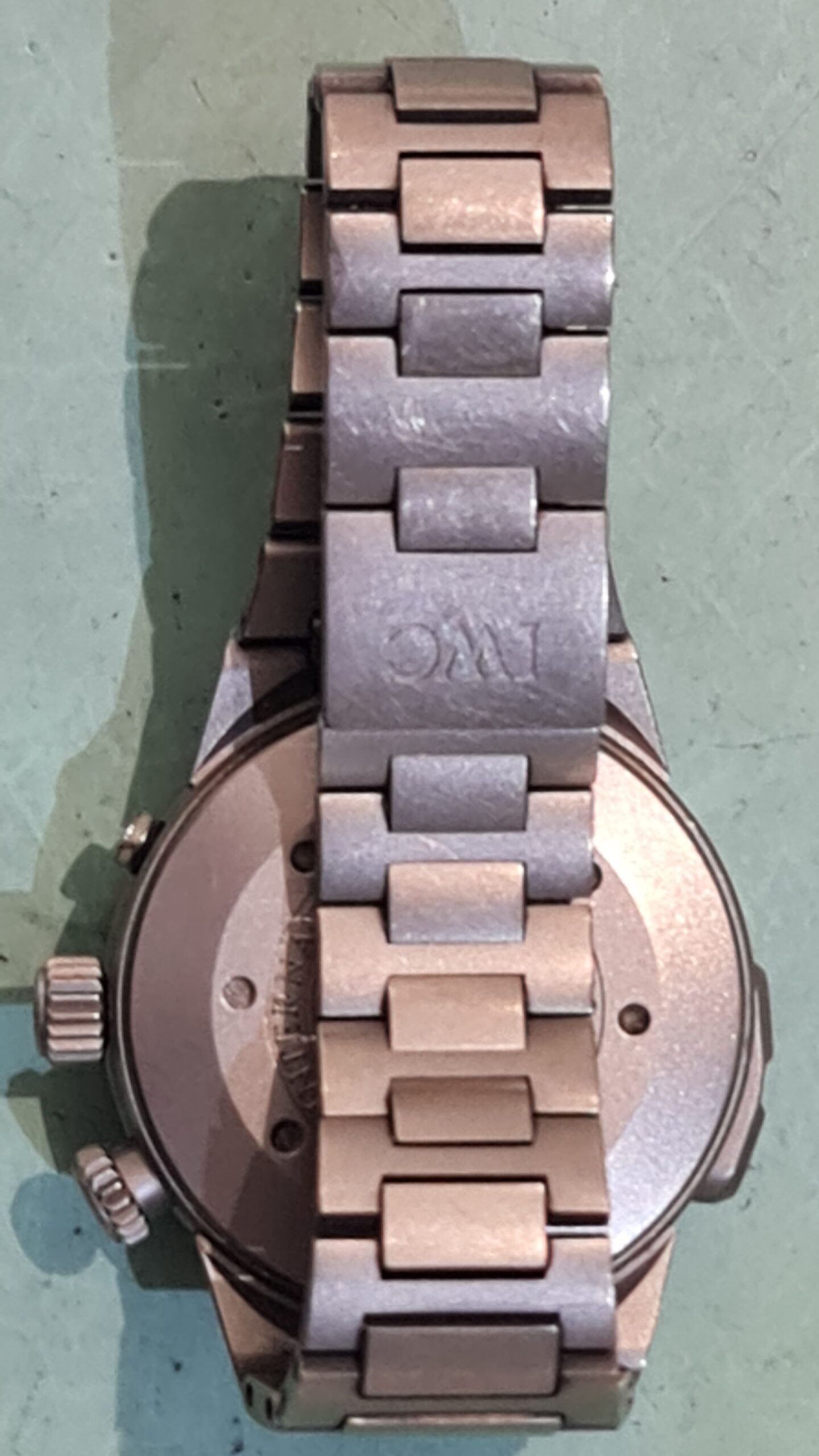 iwc aquatimer bracelet polijsten