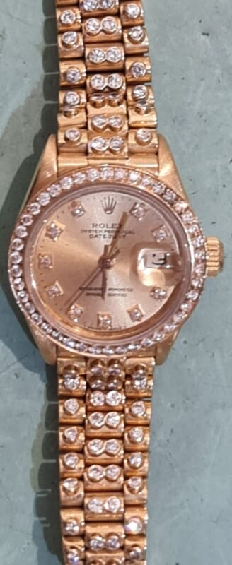 rolex president laser polijsten