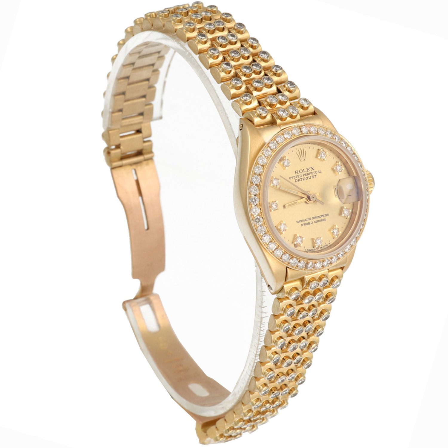 rolex president bracelet polijsten