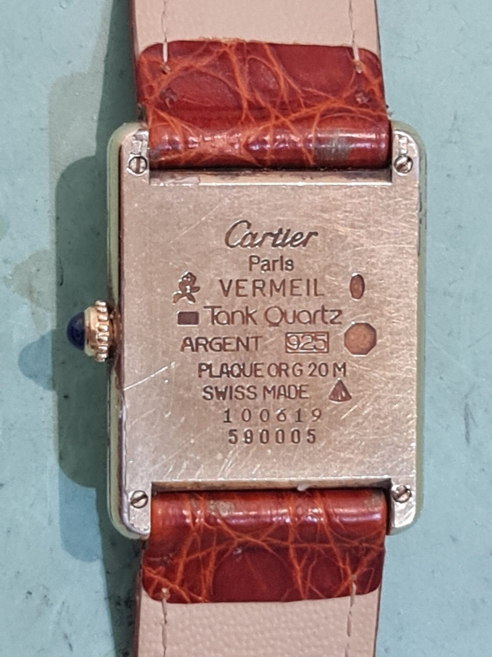 cartier achterkant polijsten