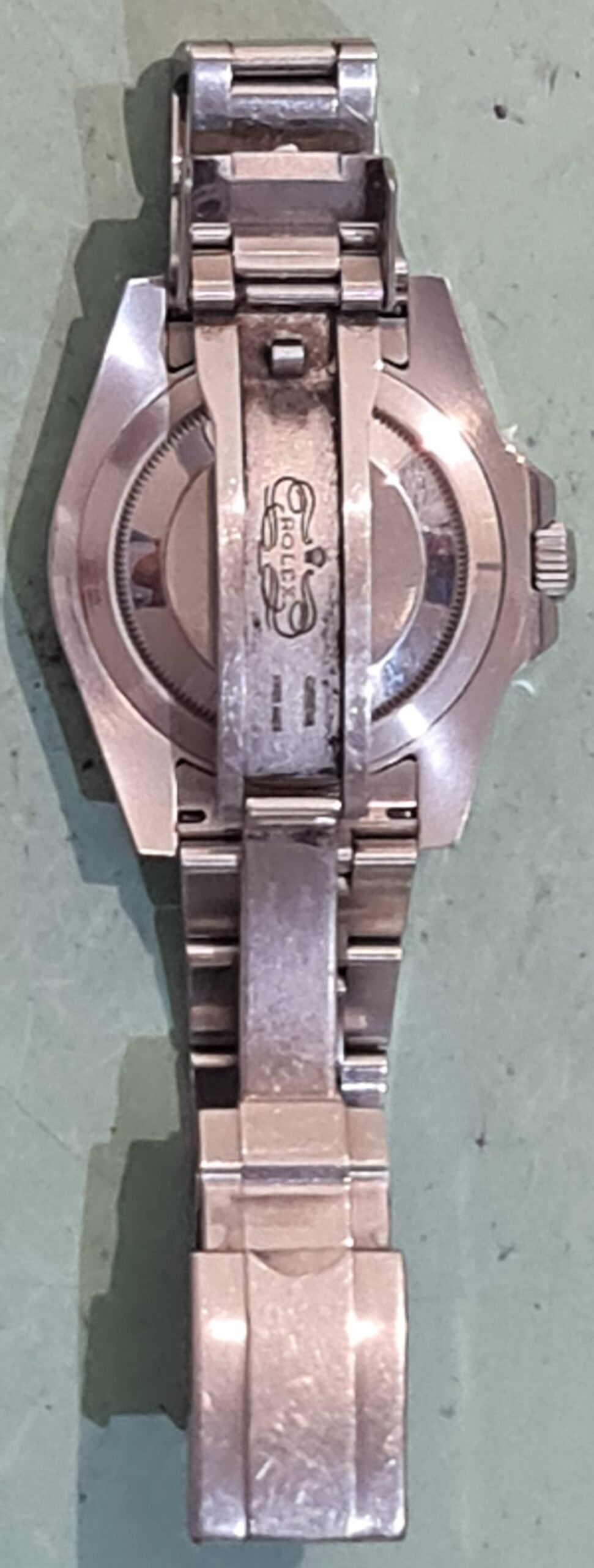 rolex gmt bracelet laser polijsten