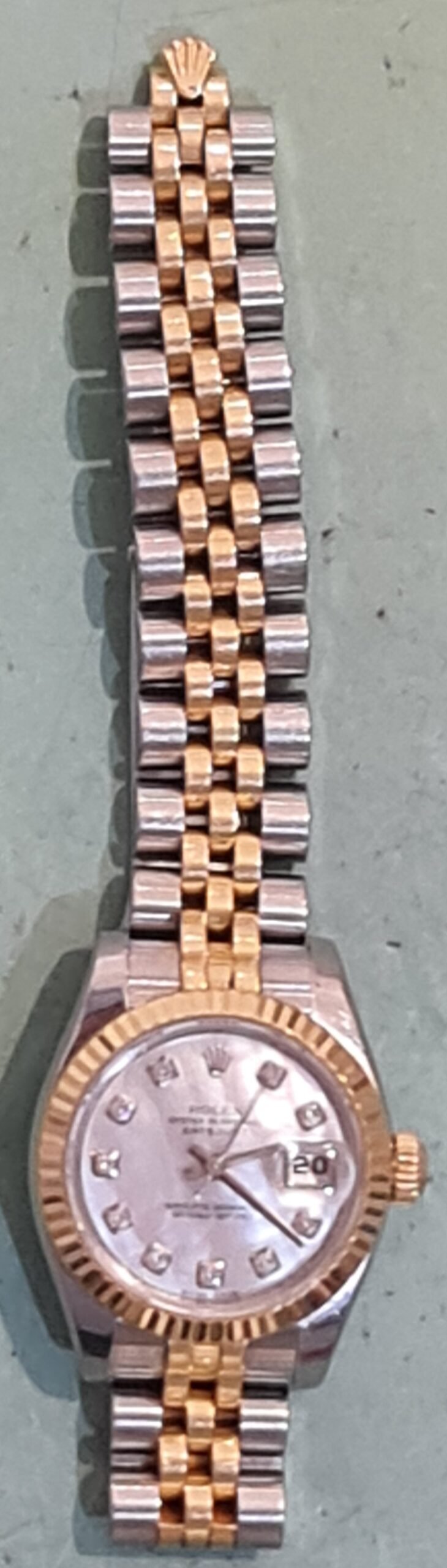 goud rolex horloge polijsten