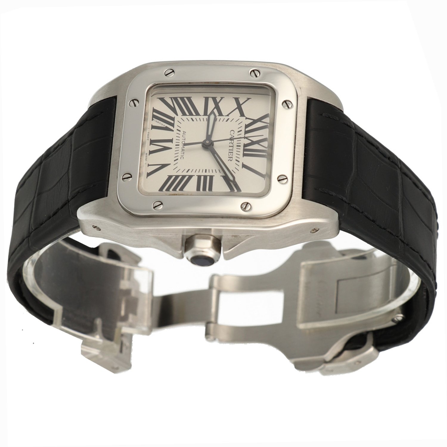 horloge cartier santos polijsten