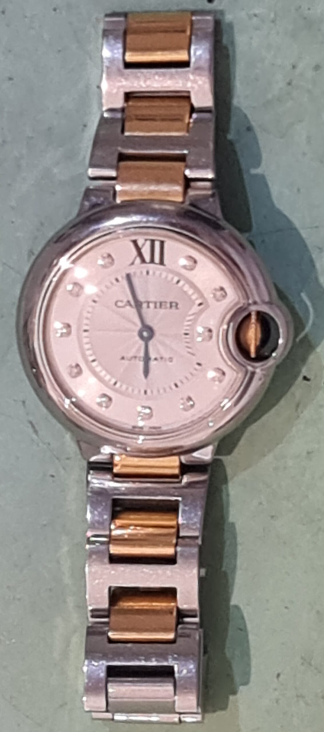 cartier horloge ballon bleu polijsten