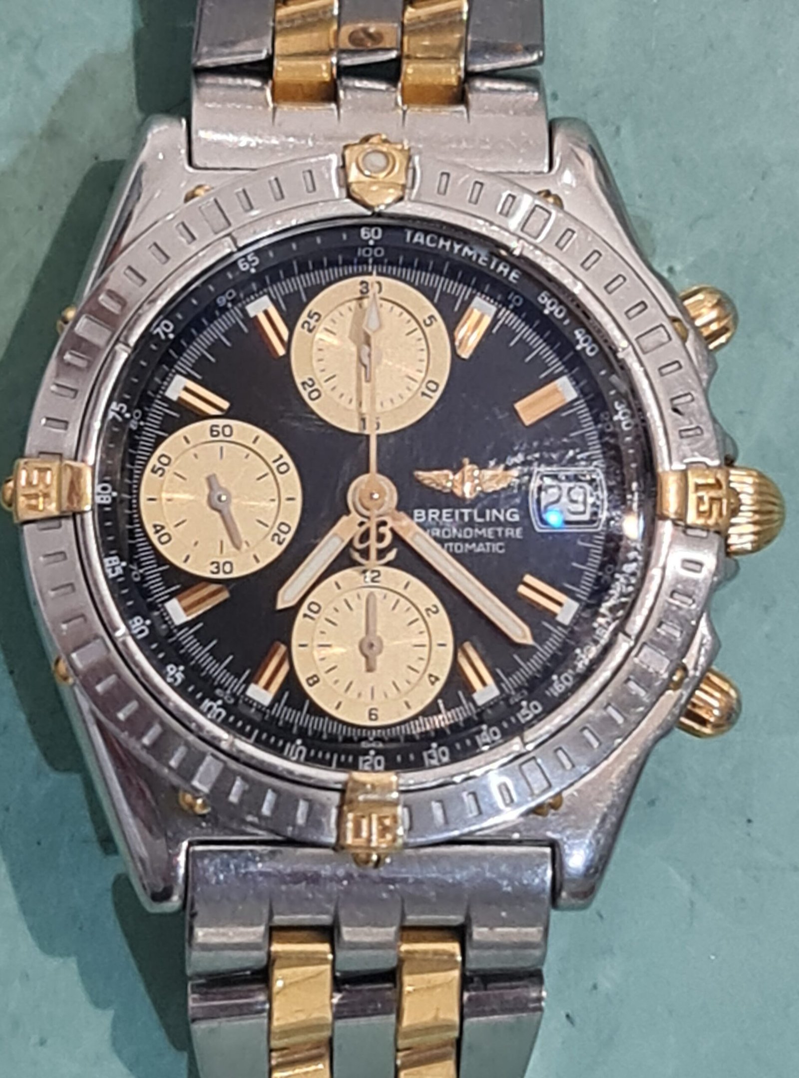 breitling band laser polijsten