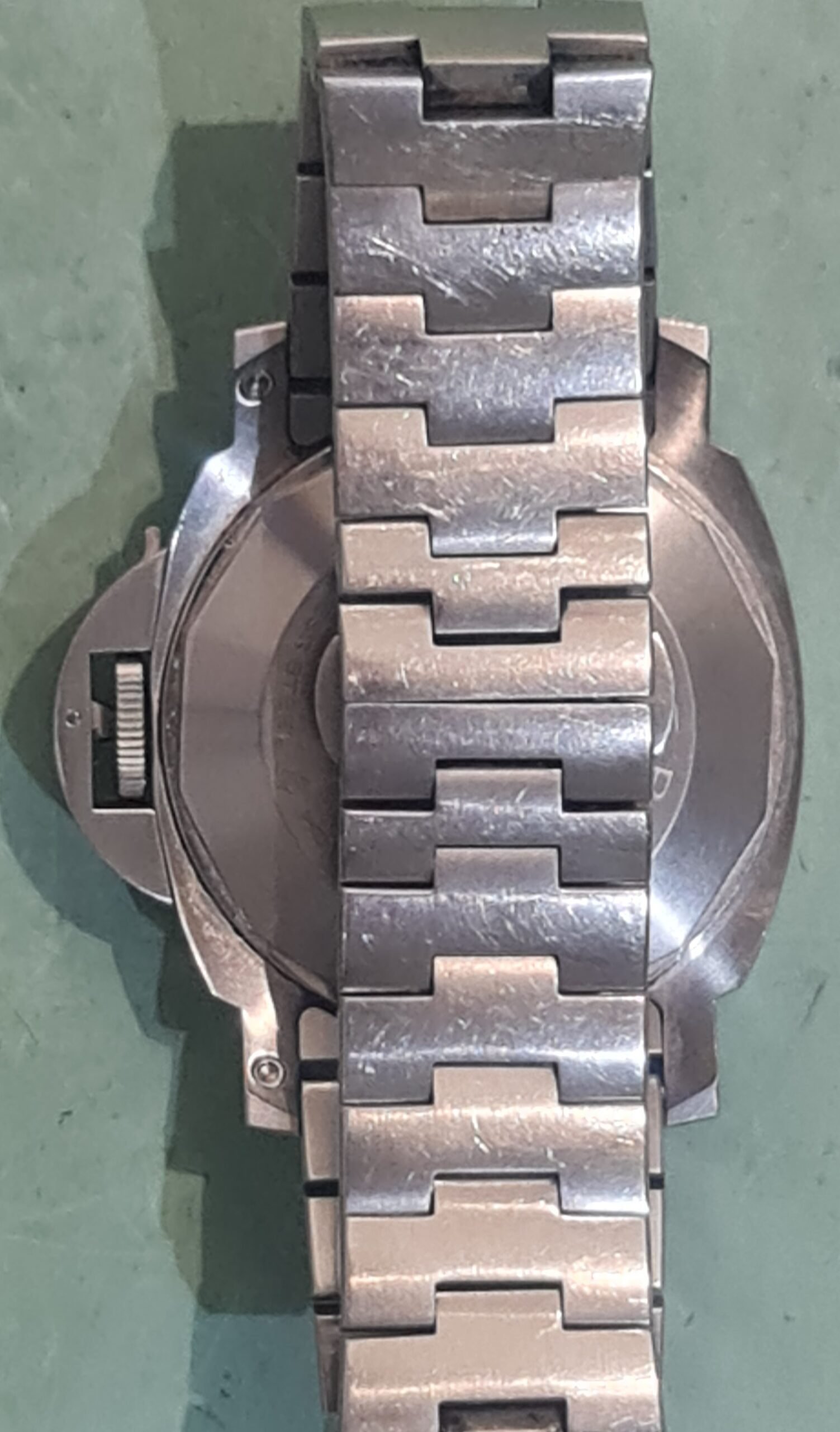 sluiting horloge polijsten