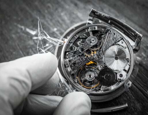 horloge glas krasvrij maken