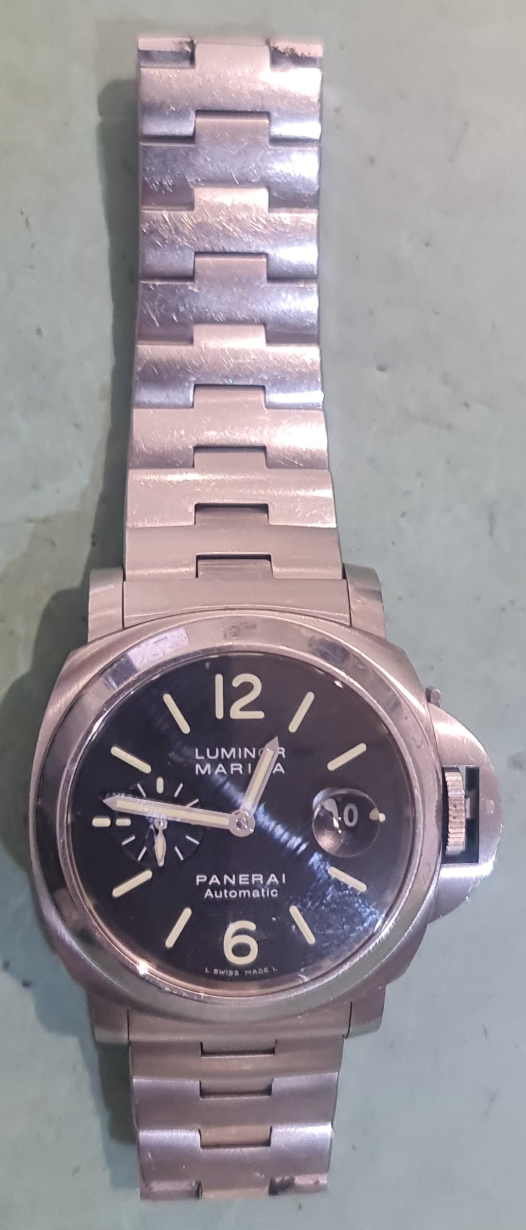 panerai band polijsten
