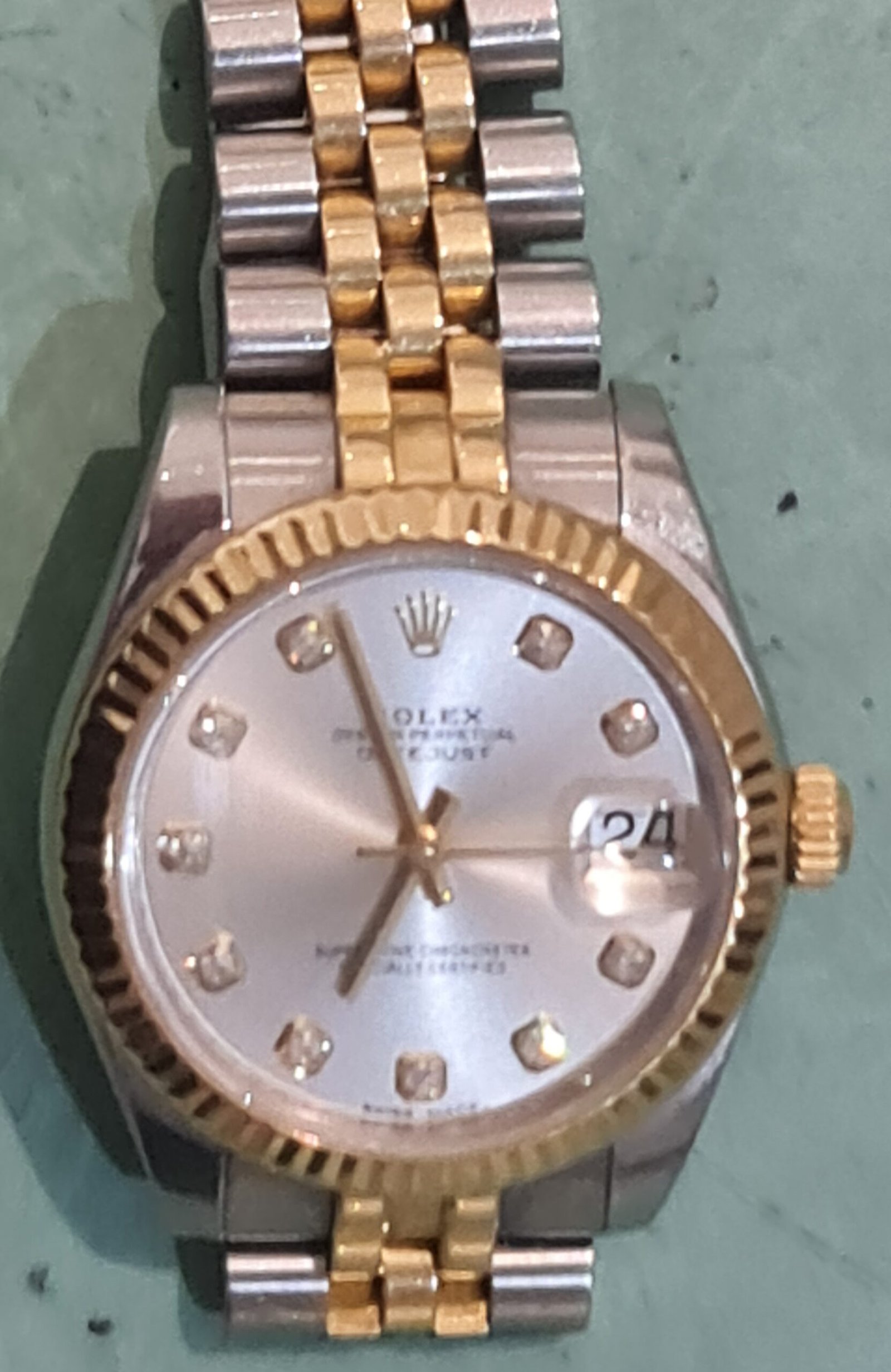 rolex diamanten kapot