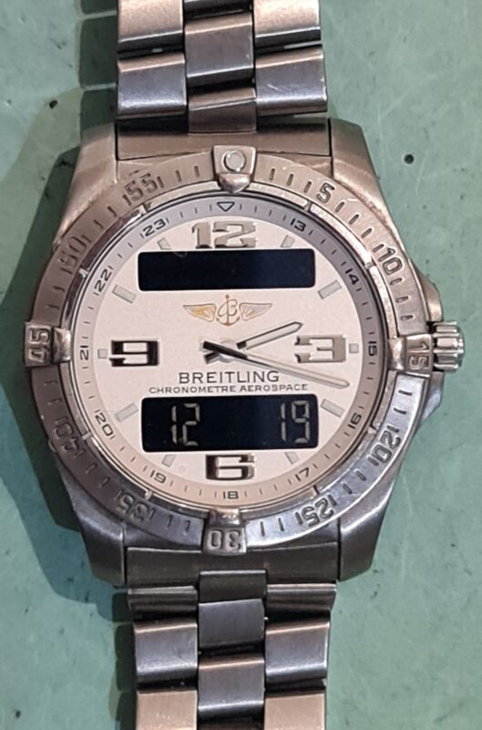horloge breitling aerospace repareren