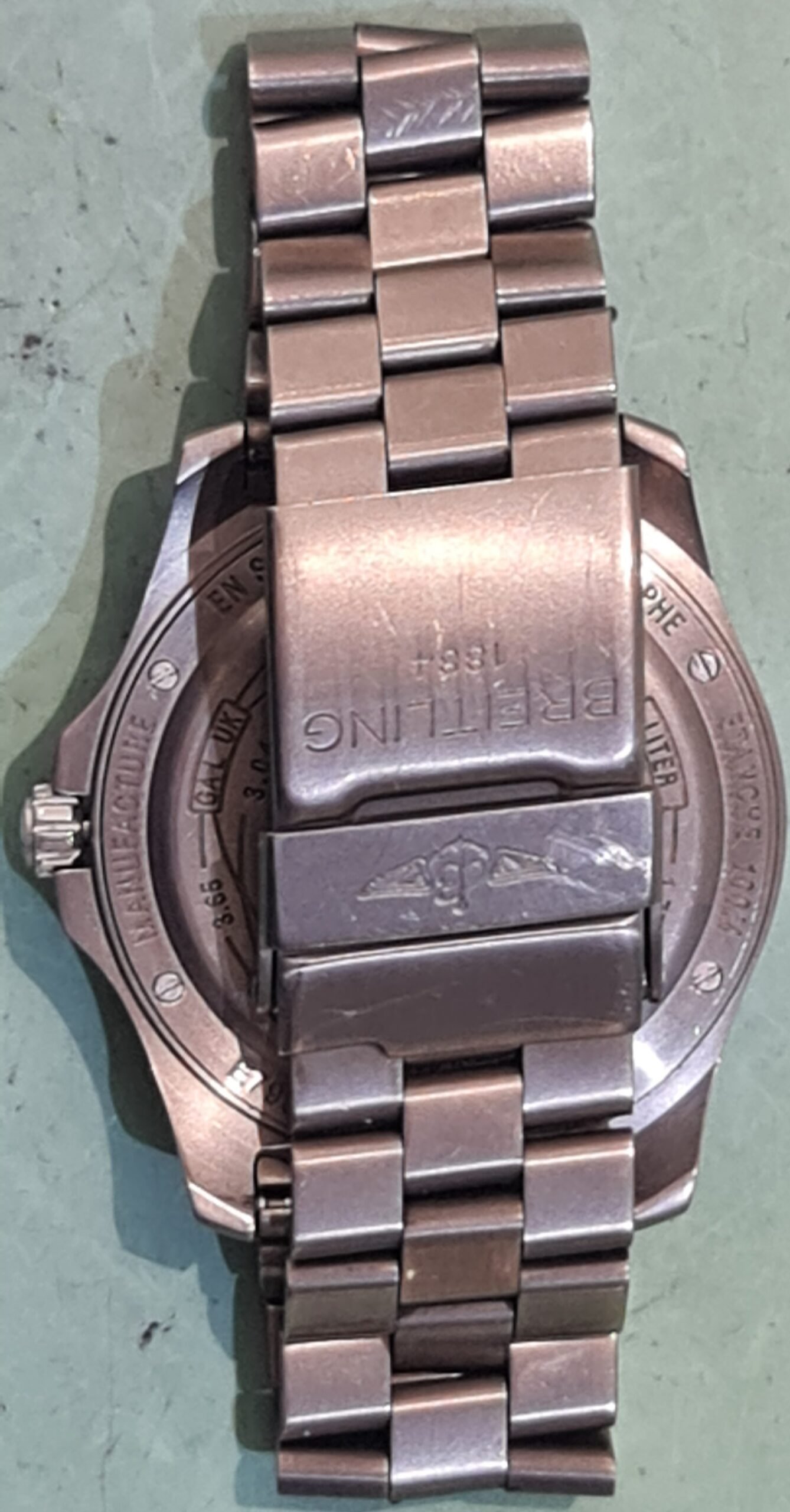 breitling sluiting laser polijsten