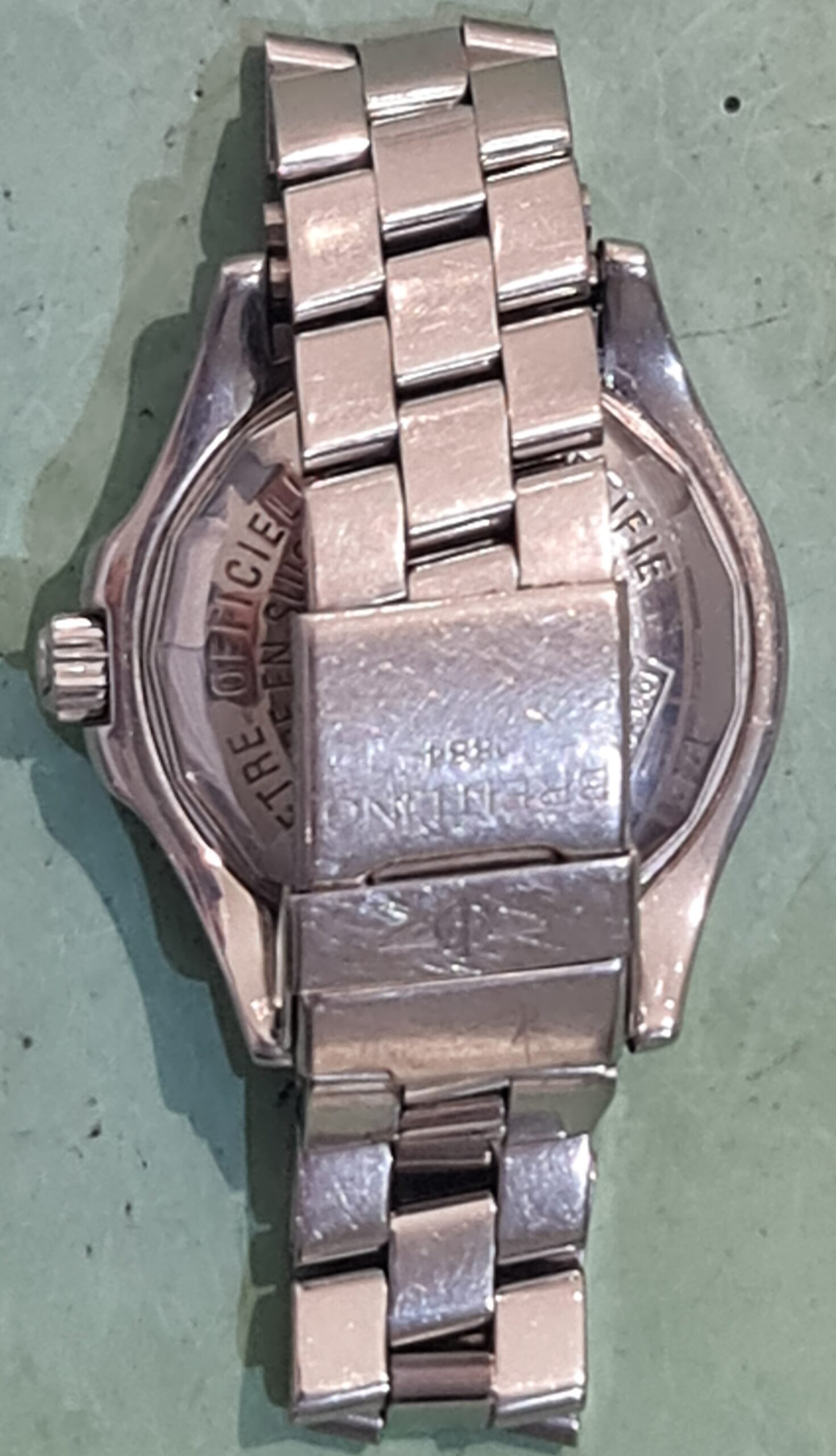 breitling colt bracelet polijsten