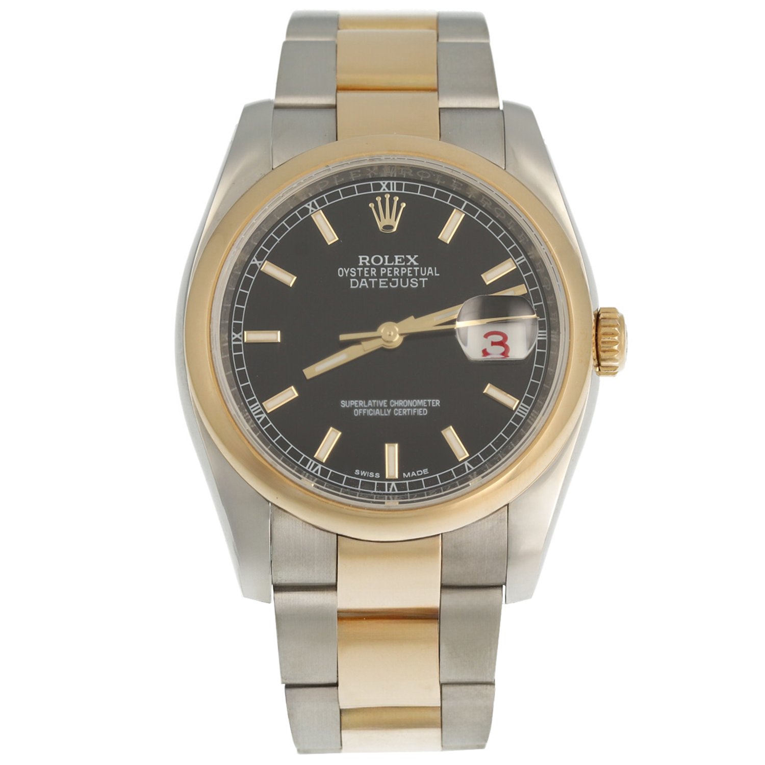 rolex datejust goud service