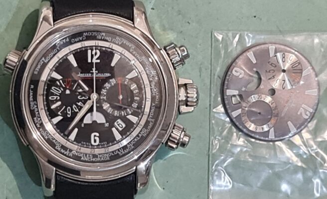 jaeger lecoultre wijzerplaat vervangen