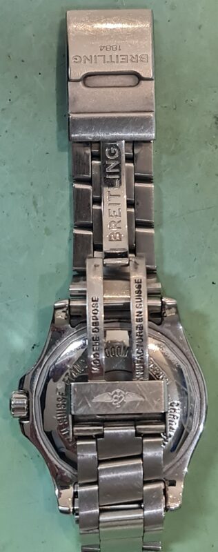 breitling superocean kast polijsten