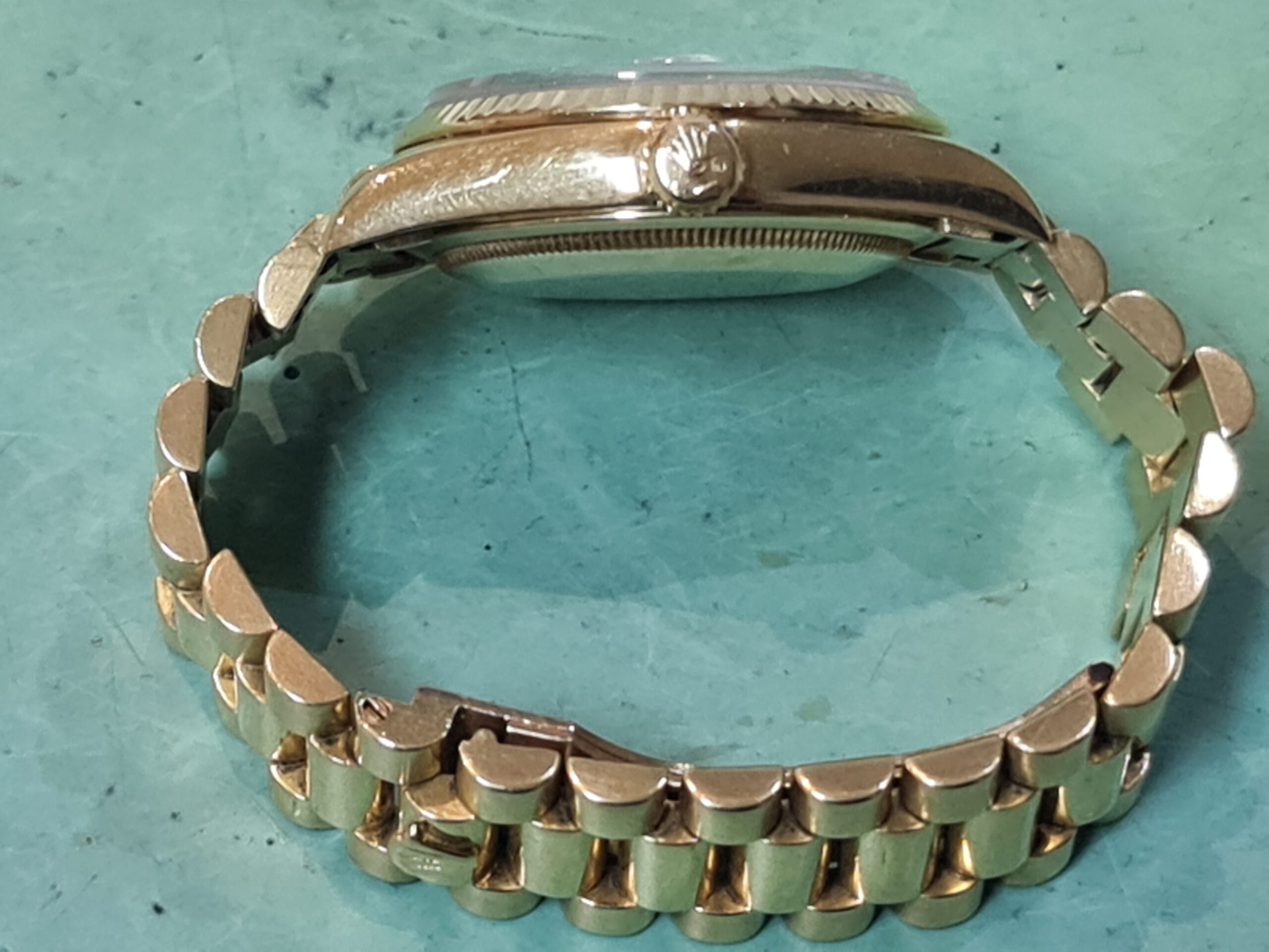 rolex gouden bracelet polijsten
