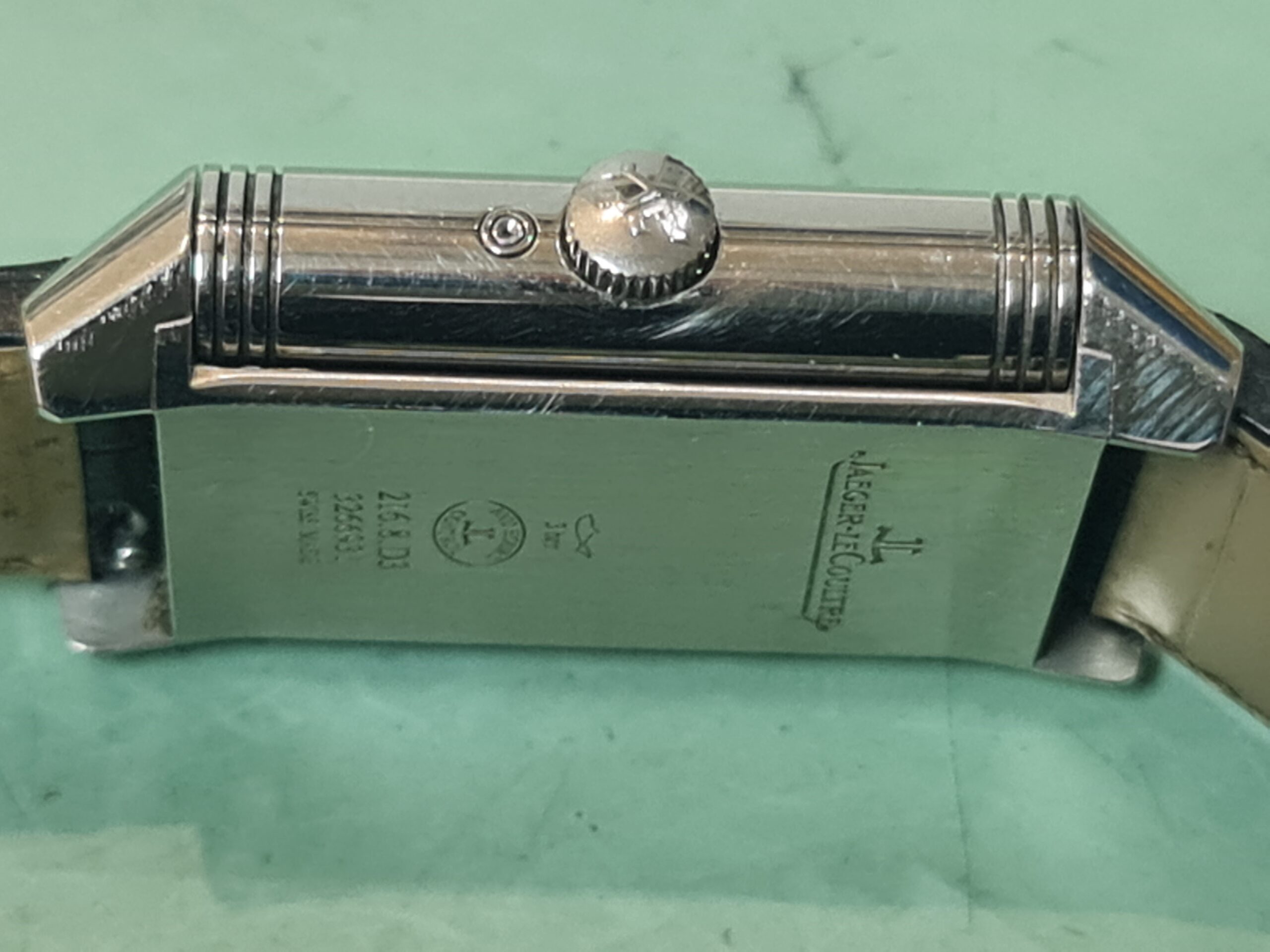 jaeger-lecoultre horloge reverso kroon polijsten