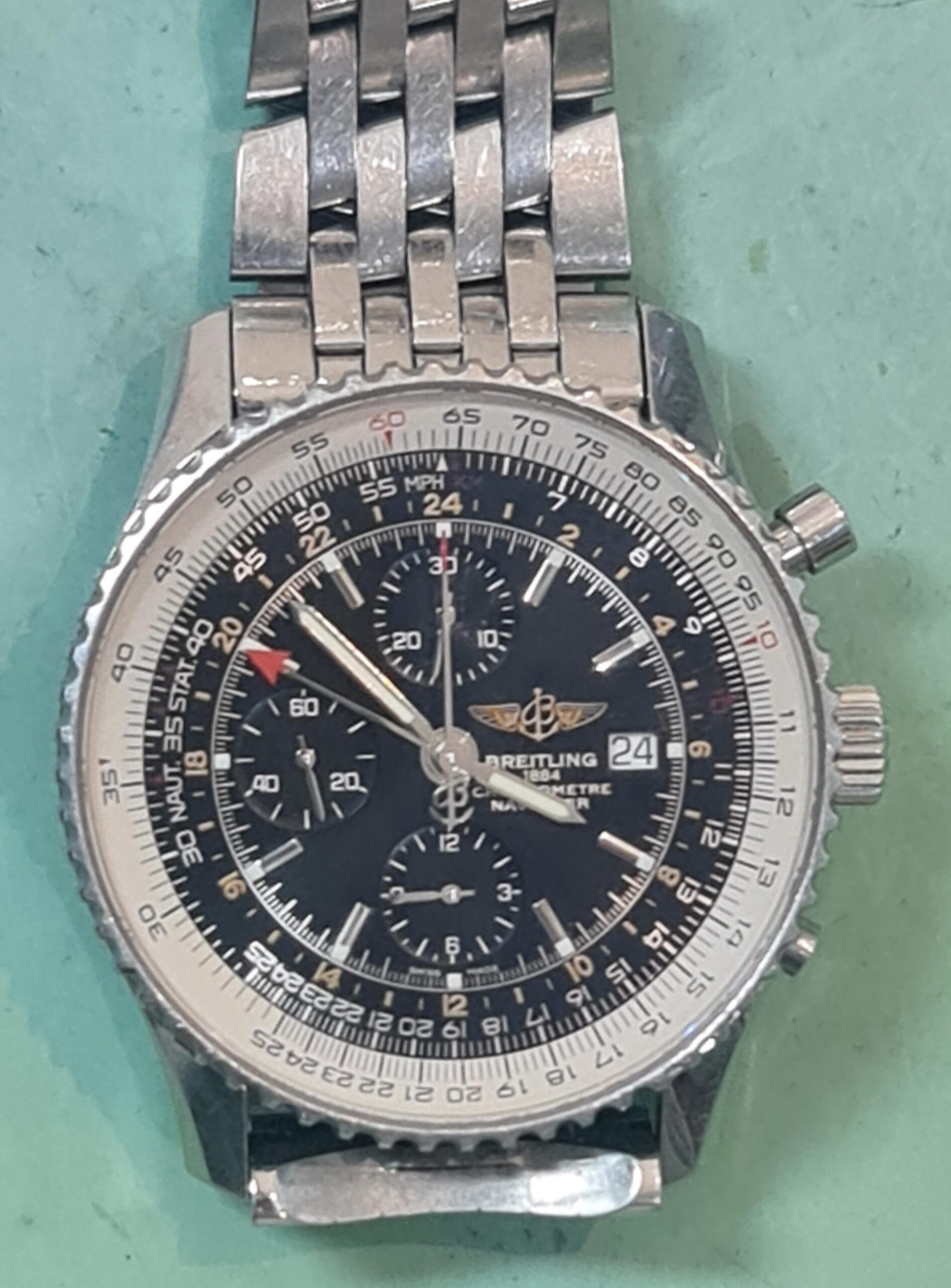 breitling navitimer reparatie horloge