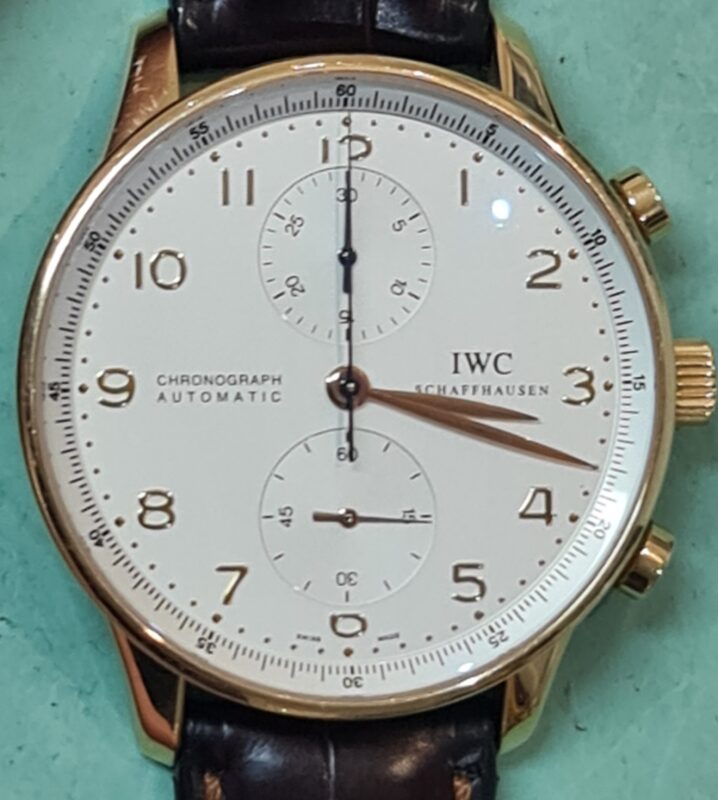iwc horloge goud service