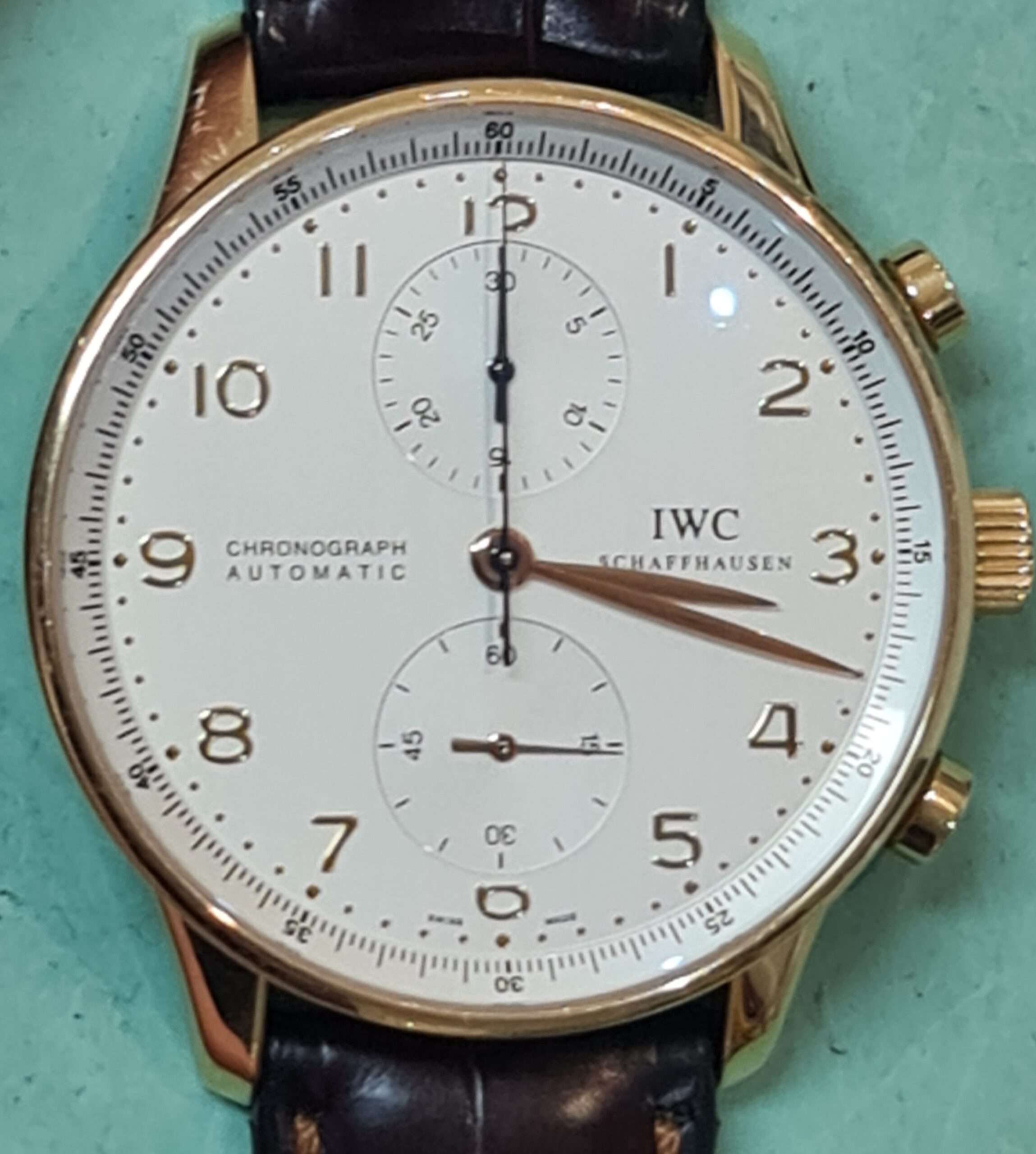 iwc horloge goud service