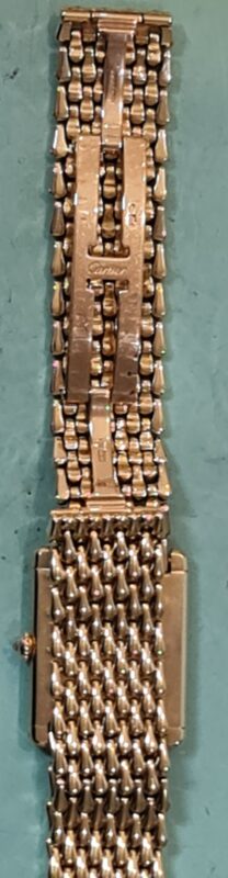 goud cartier band polijsten