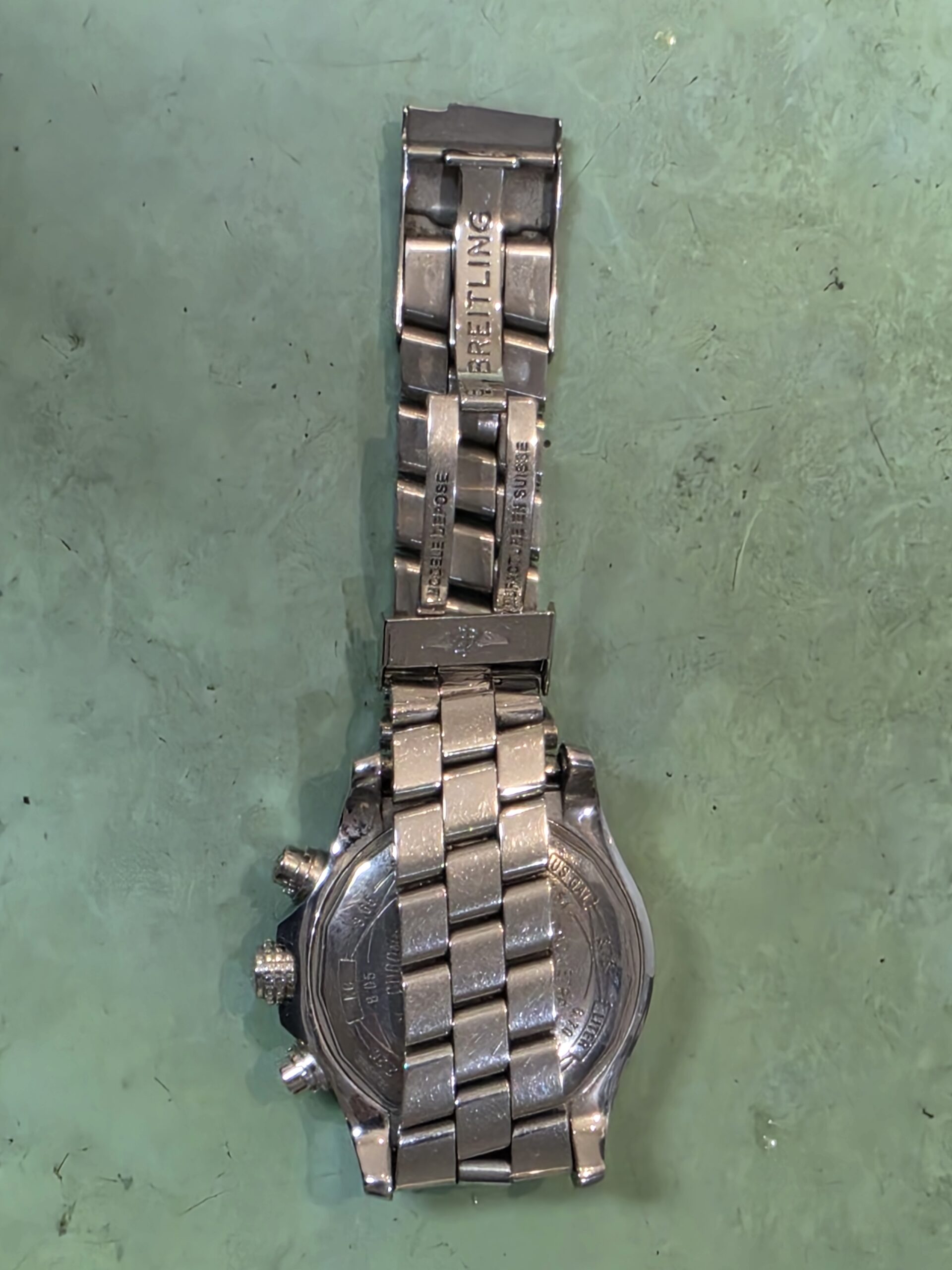 band breitling polijsten