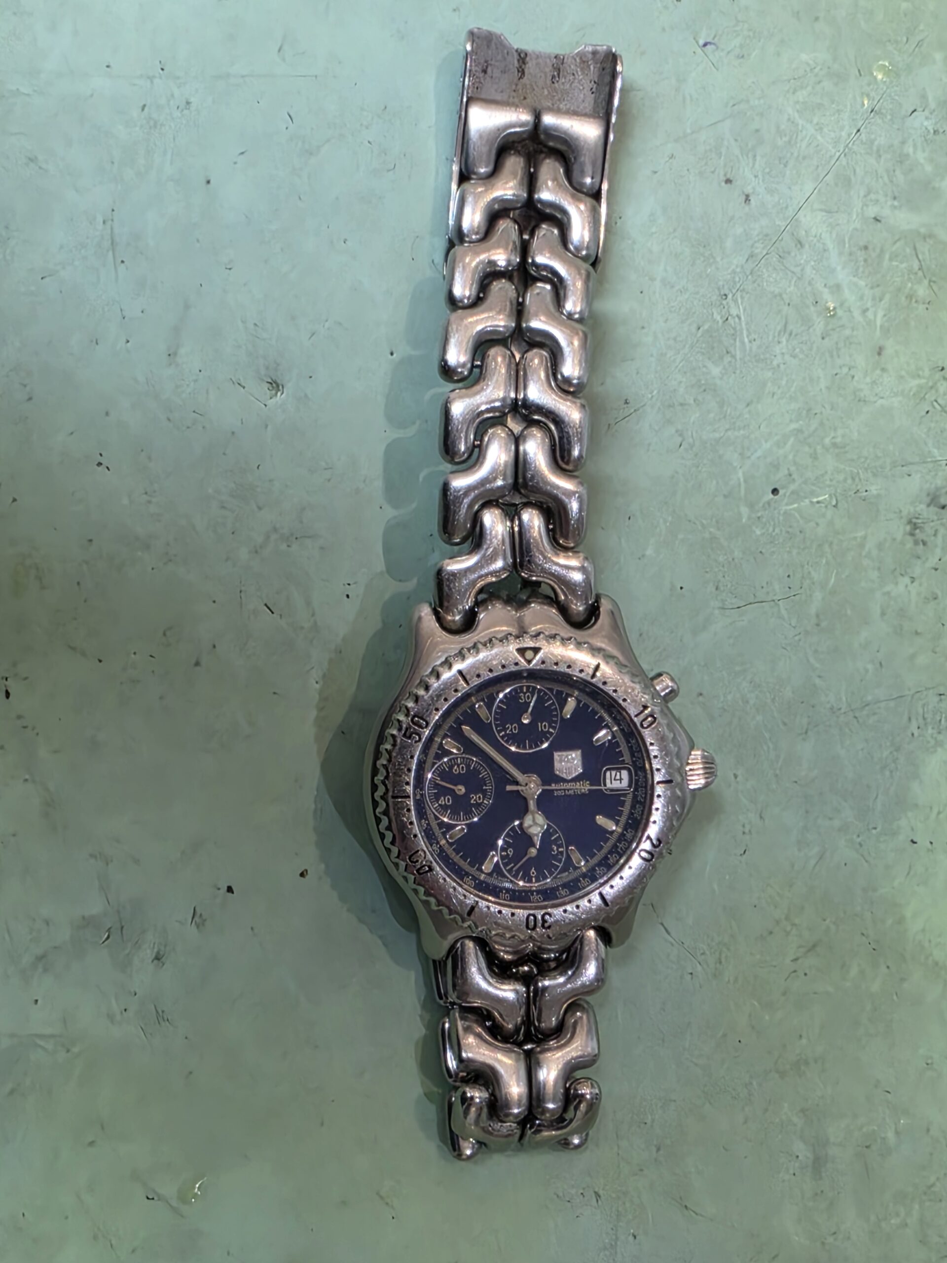 bracelet tag heuer polijsten