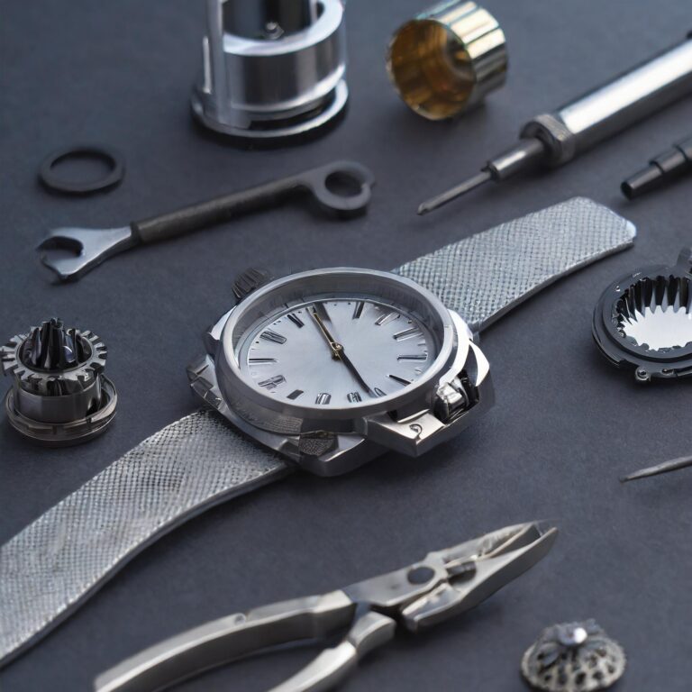 zilveren horloge polijsten