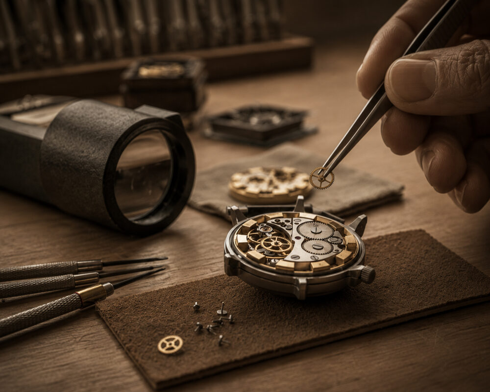 omega horloge repareren
