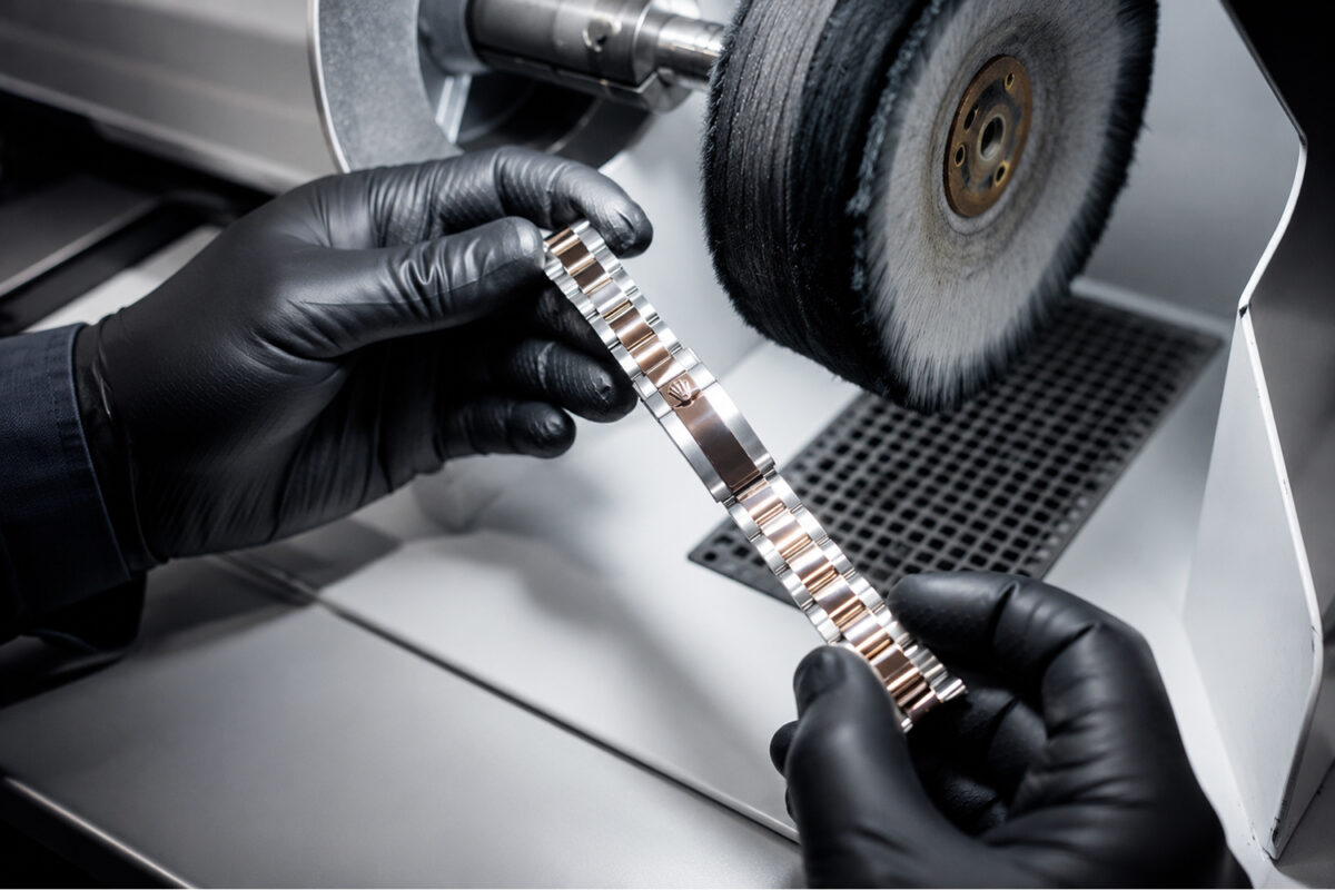 rolex bracelet polijsten