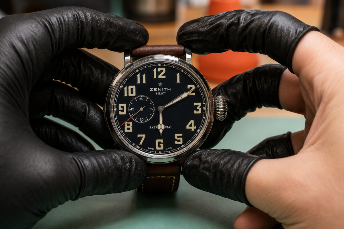 zenith horloge polijsten