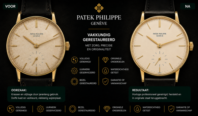 Patek Philippe horloge polijsten