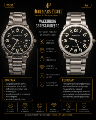 audemars-piguet horloge laser polijsten