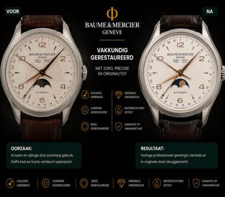 baume & mercier moonphase vervangen