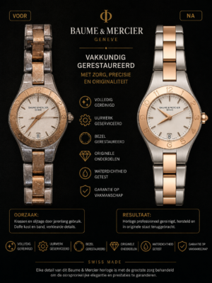 baume & mercier polijsten rose goud