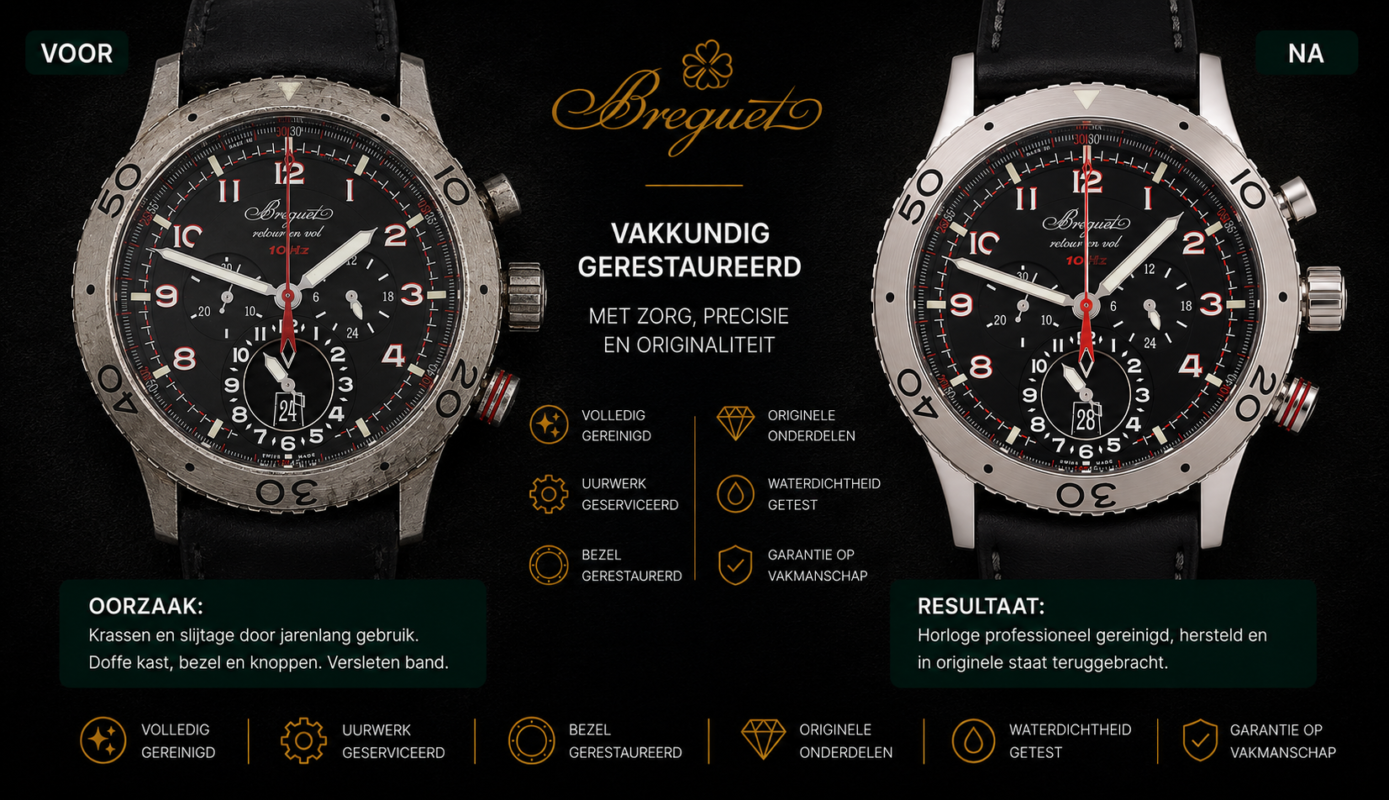 breguet horloge polijsten