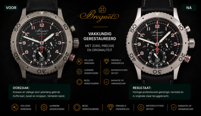 breguet horloge polijsten