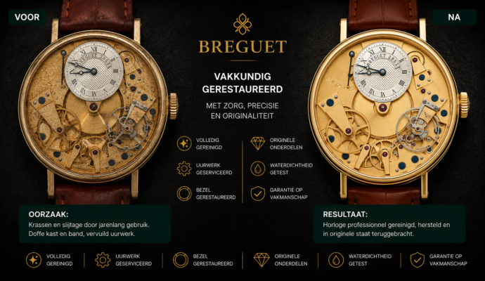 breguet horloge reparatie
