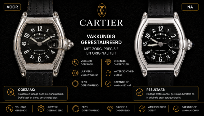 cartier roadstar reparatie