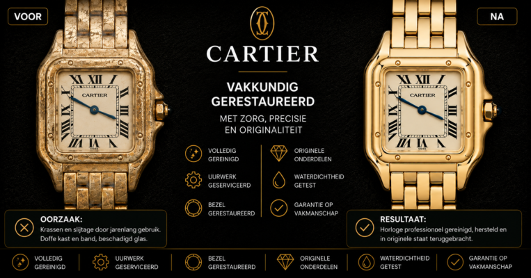 cartier tank reparatie
