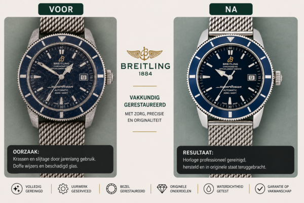 horloge breitling reparatie