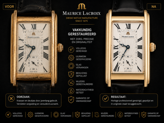 maurice-lacroix horloge is kapot